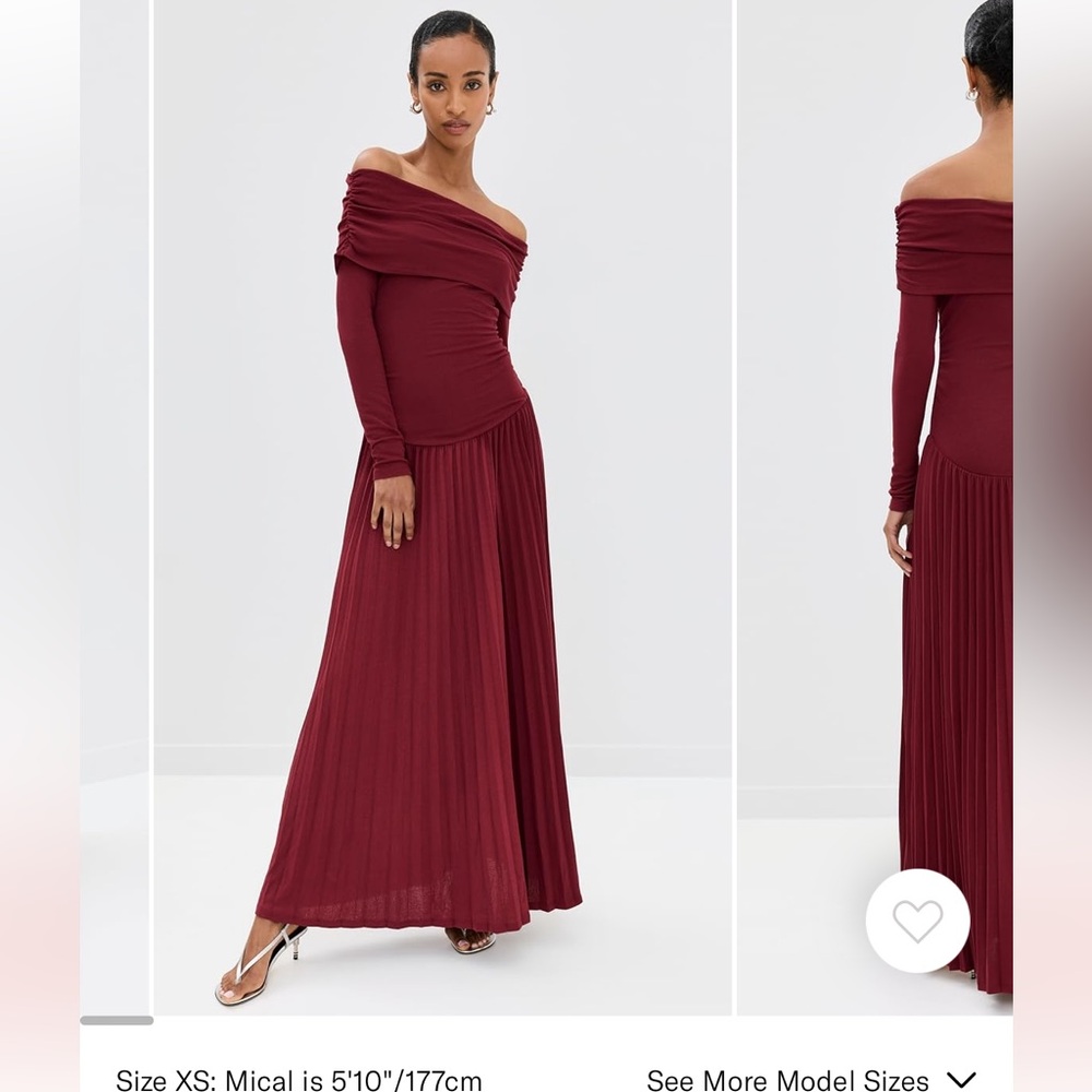 Burgundy Lioness Field of Dreams Maxi Dress